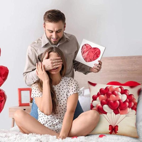 Almohada Fundas De Almohadas Decorativas Tiro Pequeño Para Sofá Al Aire Libre Grande Lumbar San Valentín