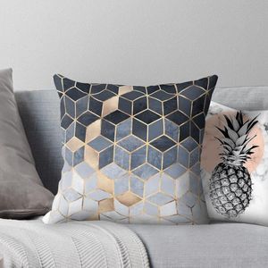 Kussen /decoratief ananasblad geometrische hoesdruk pluche pluche decoratieve kussensloop sofa home decoratie