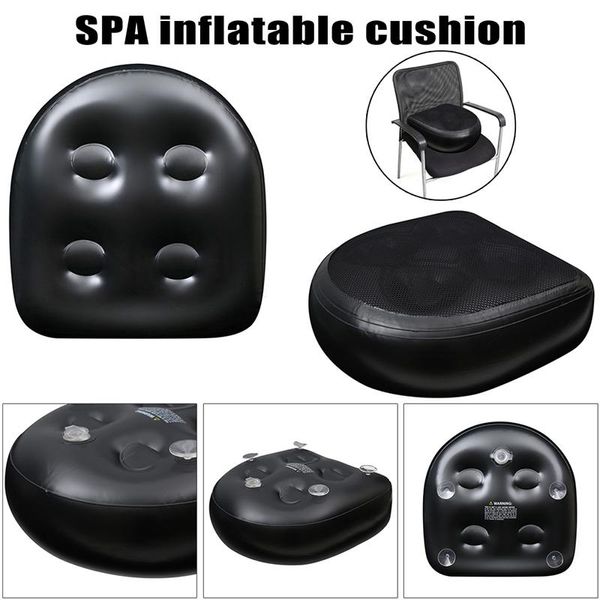 Almohada / Asiento de spa decorativo Respaldo Almohadilla de masaje inflable Cómodo para adultos Bañeras UND Venta