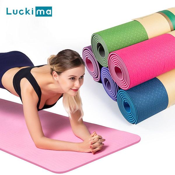 Almohada/esterilla de Yoga TPE decorativa con bolsa de almacenamiento, masajeador, esterillas de gimnasia para Fitness, almohadillas antideslizantes para alfombras deportivas para principiantes