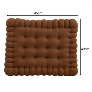 Almohada Asiento Delicado Cómodo Engrosado Ligero Antideslizante En Forma De Galleta Antideformado