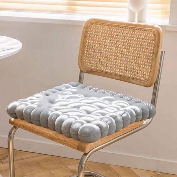 Oreiller siège délicat réutilisable en polypropylène épais, coussin de chaise BuPlush, tapis de sol écologique