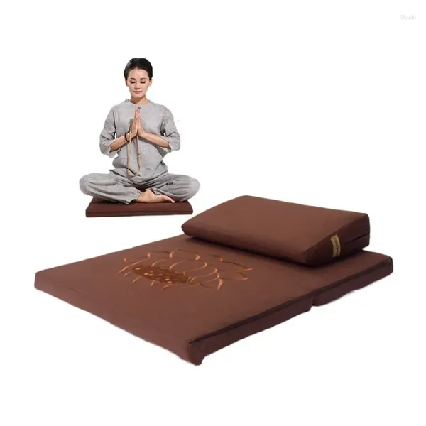 Pillow Deluxe Zafu Zabuton 2 pièces Set - Yoga / Meditation S Square 60/70 / 80 cm Japonais Lotus Flover Meditation