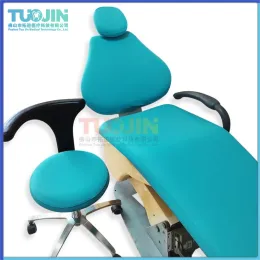Almohada cubierta del asiento de silla dental 4pcs/1 conjunto de la unidad de tapa dental de la silla dentista lavable de polvo del asiento del asiento del asiento del asiento del respaldo del respaldo del respaldo de la almohada del asiento