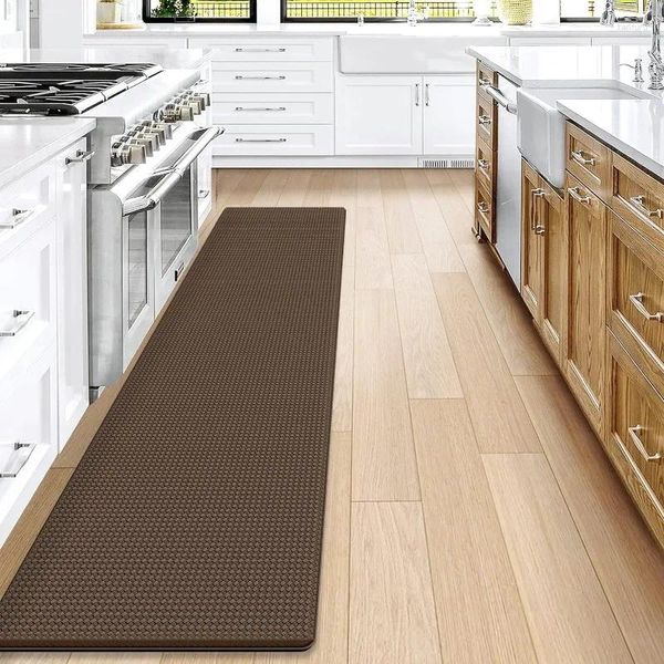 Almohada DEXI Alfombra de cocina Antifatiga Antideslizante Ed Comfort Estera de pie Impermeable y a prueba de aceite Corredor de piso