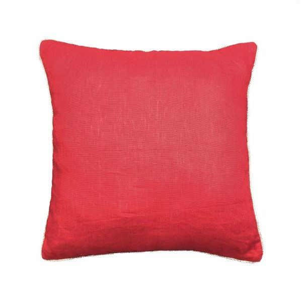 La cubierta de lino multicolor de almohada diamante mejora la textura de la decoración del hogar 45x45cm