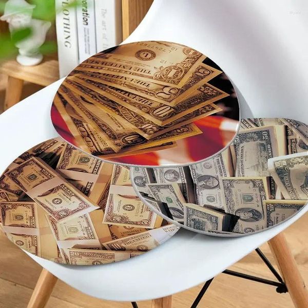 Oreiller Dollars Round Siège Bureau tabouret de salle à manger PAP SOPAGE SOFFA