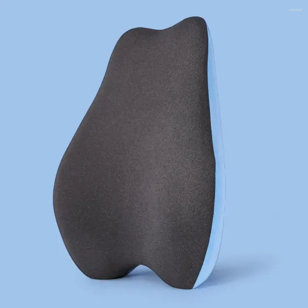 Oreiller siège de conduite dossier ergonomique en mousse à mémoire de forme soutien lombaire pour soulager la douleur inférieure chaises de bureau voitures voyage doux