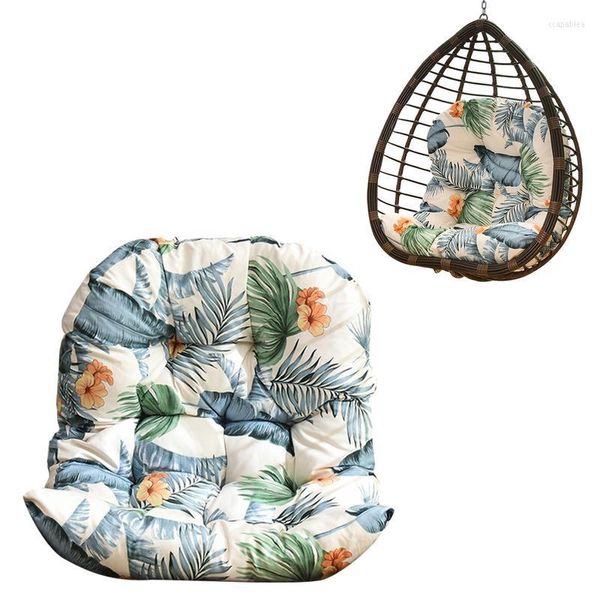 Almohada hamaca silla swing cesta colgante asiento almohadilla de jardín lavable