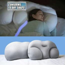 Oreiller d'oeuf oreillers en forme d'oeuf 3D Pouteau de support de cou, oreiller en mousse à mémoire de contour entièrement, oreiller de sommeil, oreiller cervical pour douleurs au cou