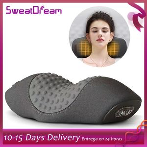 Neck Massager Pillow with Heat and Vibration - Electric Plugged in 3 Modes, 2024 Upgrade