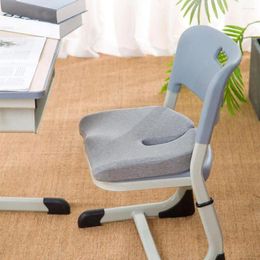 Oreiller ergonomique en mousse à mémoire de forme, siège pour chaise de bureau, doux et respirant, soutien du dos de voiture, soulagement de la douleur aux hanches