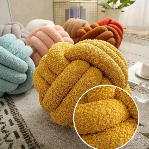 Almohada Excelente bola anudada Relleno Elástico Mano de obra exquisita Compañero de lanzamiento ecológico