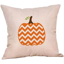 Kussen Fall Covers 18x18 Halloween Pumpkin Pillowcases Thanksgiving Decoratieve thuisbuskas met ritssluiting