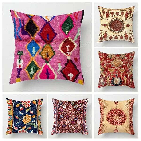 Pillow Fall Home Decor Automn Living Room Throw Cover Sofa Boho 45x45cm 45 50 60x60cm 40 40cm Persia Maroc