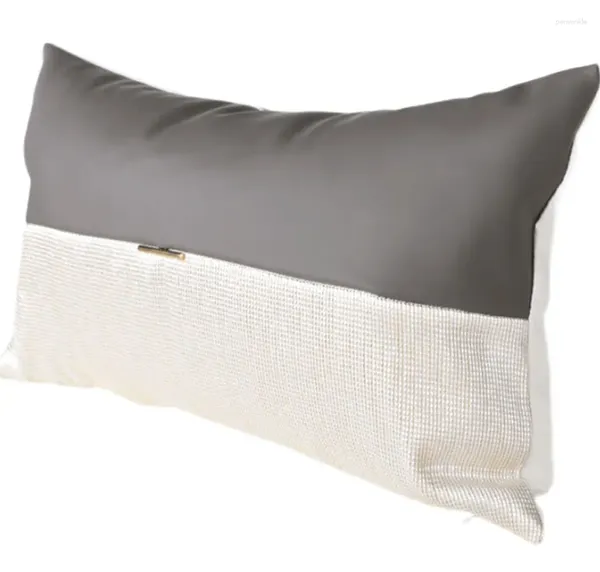 Pillow Fashion Brief Grey Design Résumé Aritel Oreiller / ALMOFADAS CAS 30X50 45 50 Couverture moderne simple européenne Décoration intérieure