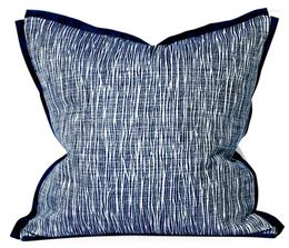 Oreiller mode cool bleu abstrait coussin décoratif / almofadas case 30x50 45 50 55 Cover moderne européen décoration intérieure