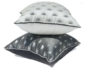 Almohada moda linda gris geométrico decorativo almohada/desaconedado