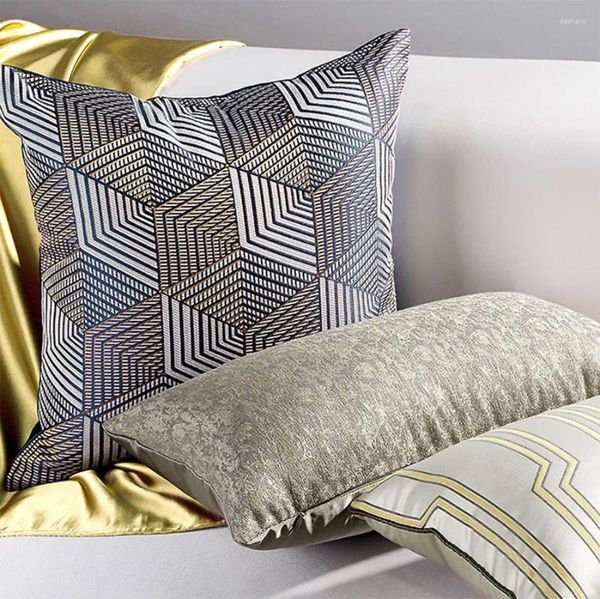 Oreiller Fashion Géométrique Decorative Throw Pillow / Almofadas Case 30x50 45 50 Europe Modern Inhabial Cover Home Decorating