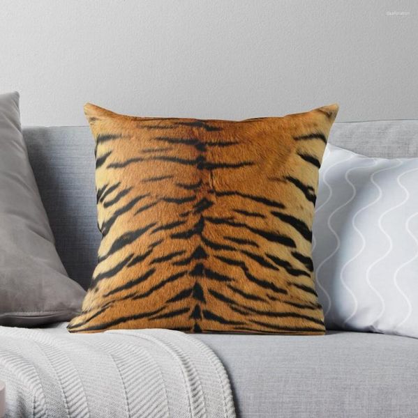 Housse de canapé à carreaux en fausse peau de tigre de Sibérie, couvre-lit de noël