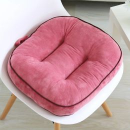 Oreiller coussin de siège carré moelleux pour la maison Confort Car Sit Mat Soft Office Soutr Cushion Floor Oreiller de chaise épaissie Coussin