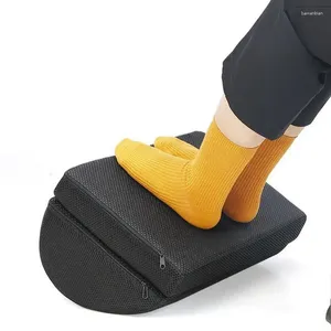 Repose-pieds oreiller pour sous le bureau au travail tabouret ergonomique en mousse à mémoire de forme réglable en hauteur pour le bureau à domicile