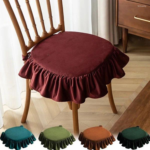 Almohada cuatro estaciones silla de comedor en casa