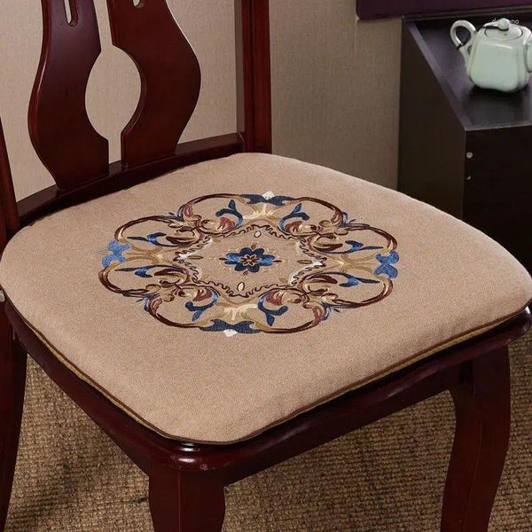 Oreiller Four Seasons Universel Ménage Anti-Slip Dining Chair Restaurant Décorer Mat Style Chinois Tépusage Silaire