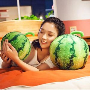 Oreiller Fruit Soft Touch Forme haute simulation Full Full Full Necorate Portable Creative Watermelon Momening Supplies