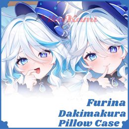 Oreiller Furina Dakimakura Genshin Impact Case sexy absence d'oreillement Sexe Corps complet Emballage Otaku Cover Liberter Home Decor Gift