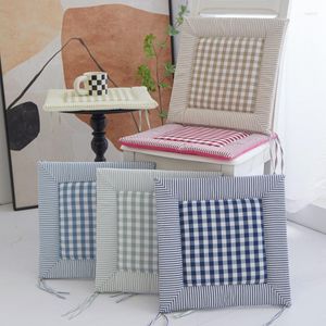 Oreiller géométrique lin Plaid chaise de bureau maison salon canapé étage étudiant banc réglage bout à bout