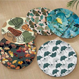 Oreiller Ginkgo feuilles quatre saisons tissu antidérapant salon canapé décor étudiants tabouret Tatami bureau extérieur jardin S