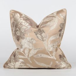 Kussen Golden Modern Design Light Luxe en comfortabele Jacquard Throw Cover Selling zonder kern