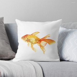 Oreiller Golden One - Peinture de poisson rouge jet Lancez des oreillers de Noël