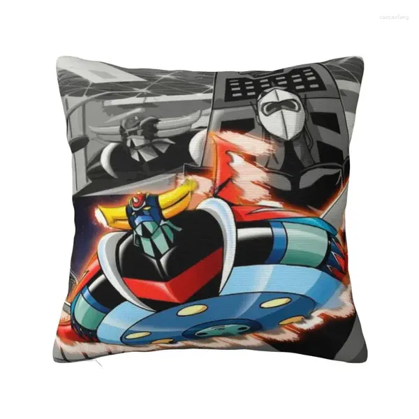 Pillow Goldrake Goldorak Anime Mazinger z Throw Case décoratif Robot Robot Grendizer moderne couverture d'oreiller souple