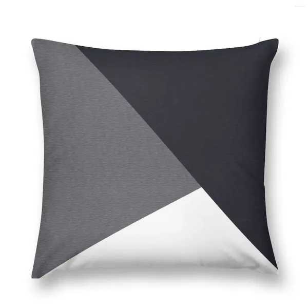 Almohada gris geométrico triángulo tiro cubierta elástica para sofá cubiertas decorativas casos de Navidad