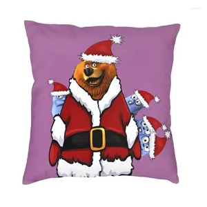 Pillow Grizzy Santa Claus Cover 3D Printing Films Cartoon Films Animal Throw Case For Car Fashion Oreadcase Decoration Home