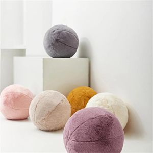 Oreiller les cheveux en forme de boule de couleur un canapé en peluche jet créatif pour canapé