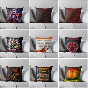 Pillow Halloween Pumpkin foncé 45 Automne Decorative Home Bovers Couvertures Automne 50x50cm 60x60cm de salon moderne canapé-lit