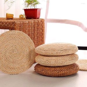 Kussen Handgemaakte stro futon voor thuis zitten weven ontlasting Cattail Hassock Seat Japanese tatami gebedsmatras