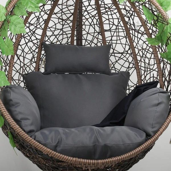 Silla colgante de almohada asiento de columpio transpirable hamacas de almohadilla columpios para sala de estar (sin silla)