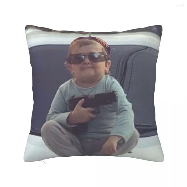 Almohada Hasbulla Funda de almohada Funda de poliéster impresa Mini Khabib Blogger Fan Gift Throw Case Home Square 45 45 cm