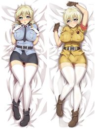 Kussen helme meisjes anime dakimakura kussensloop hellsing diy aangepaste kussen cover huis beddengoed decoreren knuffelen body case