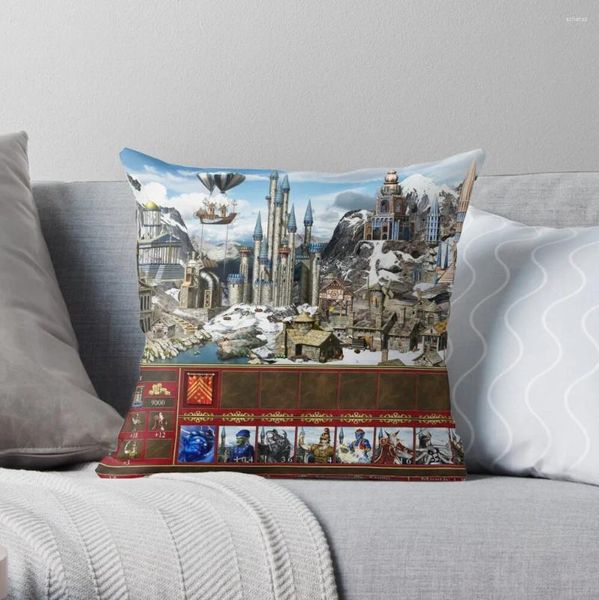 Pillow Heroes Of Might Magic 3 Tower Funda para sofá