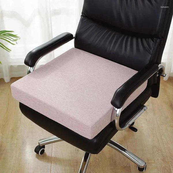 Oreiller haute densité éponge canapé S tapis de fenêtre en bois massif Tatami chaise tissu de lin carré décor à la maison