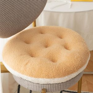 Oreiller maison laine d'agneau futon tabouret chambre fenêtre sol paresseux tapis hiver peluche tatami faisceau de cheveux