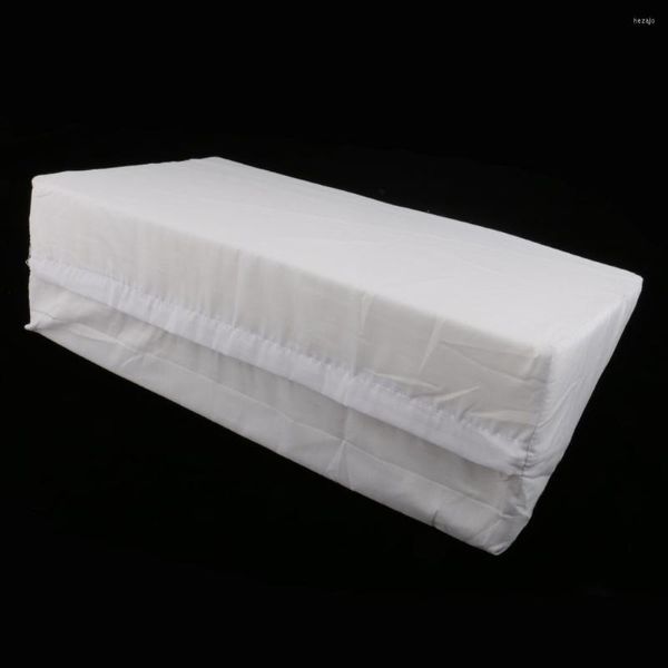 Pillow Home Nursing Foam Bed Wedge Back Leg Lumbar Elevating Pad - Blanco 20x10x5.5 Pulgadas