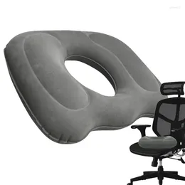 Coussin de siège gonflable en forme de beignet, oreiller de soulagement de la pression assis, levage S pour fauteuils roulants