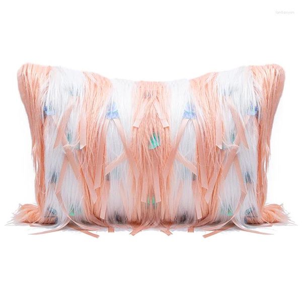 Almohada Ins Fashion Cover Pink Feather para sala de estar PRINCIPIA PRINCESA GIRA DE CAZA CASA DE LA CABINA DE CIALLA Decoración del hogar Sofá