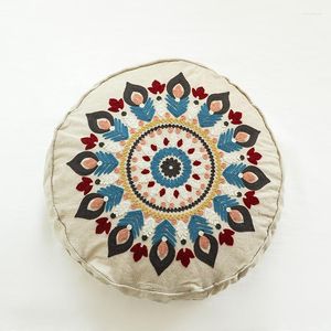 Kussen ins Marokkaanse etnische stijl ronde borduurwerk s woonkamer sofa kussens bohemia homestay handgemaakt
